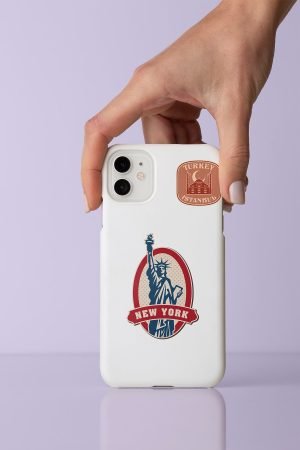 Dünya Şehirleri Temalı Laptop Notebook Kask Telefon Valiz Sticker Etiket Seti - Görsel 5
