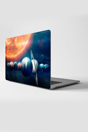 Güneş Sistemi Ve Gezegenler Temalı Laptop Pc Macbook Üzerine Kaplama - Görsel 2