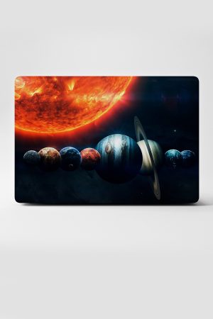 Güneş Sistemi Ve Gezegenler Temalı Laptop Pc Macbook Üzerine Kaplama - Görsel 3