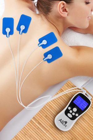 Çift Kanallı 4 Pedli Taşınabilir Fizik Tedavi Tens Cihazı Ems Masaj Aleti - Görsel 4