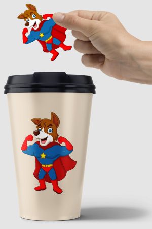 Süper Köpekler Etiket Sticker Seti - Görsel 4