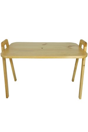 Masif Ahşap 4 Lü Zigon Sehpa 60 X 38 Cm Servis Sehpası A60-s4 - Görsel 5