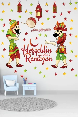 Ramazan Ayı Özel Hazivat Karagöz Sticker Seti - Görsel 3