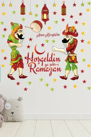 Ramazan Ayı Özel Hazivat Karagöz Sticker Seti - Görsel 5