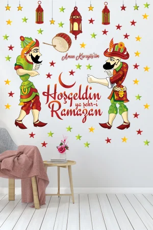 Ramazan Ayı Özel Hazivat Karagöz Sticker Seti - Görsel 4