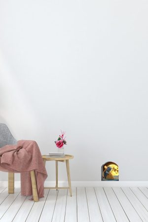 Fare Deliği ve Peynir Duvar Sticker Çocuk Odası Süpürgelikler ve Okullara Özel - Görsel 4